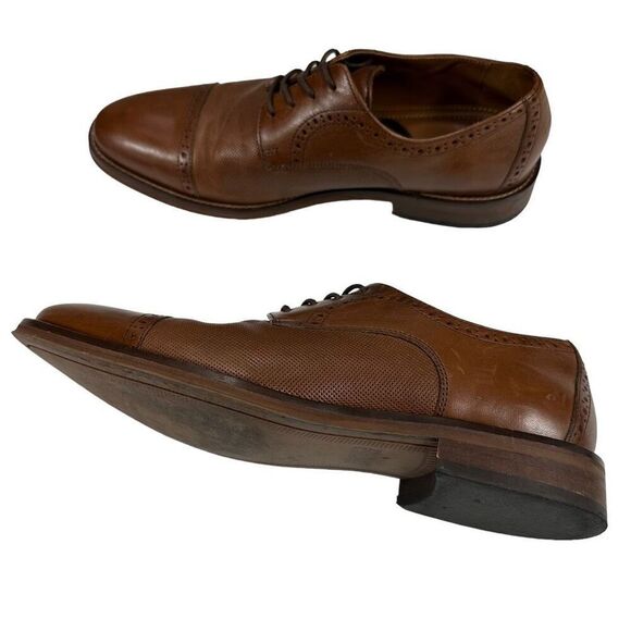 Johnston & Murphy Leather Cap Toe Oxfords main image 6